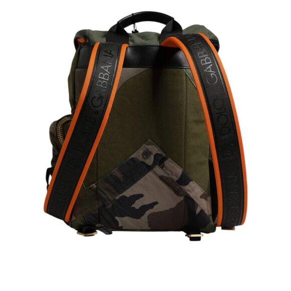 Dolce & Gabbana Patchwork Backpack Men Green Backpacks - Picture 5 of 6
